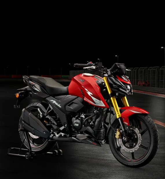TVS Apache RTR 160 4V sports bike 2026